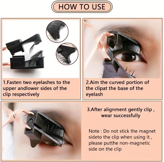 Magnetic False Eyelashes For Easy Beauty